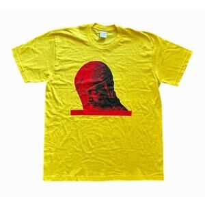 Supreme Everywhere Yellow Graphic Print Crew T-Shirt Sz M